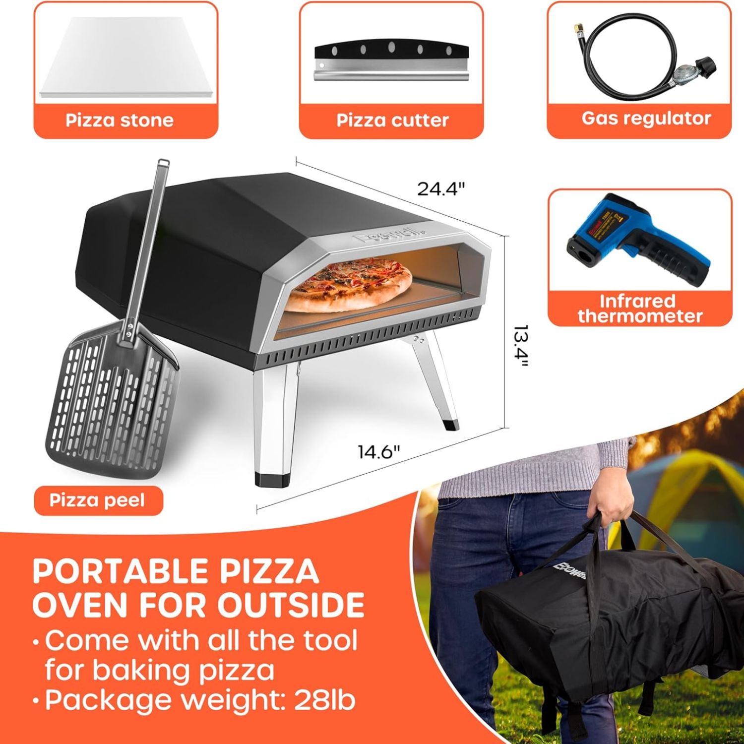 12-Inch Gas Pizza Oven: image 5